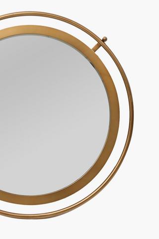 Orbit Bronze Mirror, 80cm