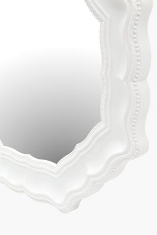 Scallop Octagonal Mirror, 65cm