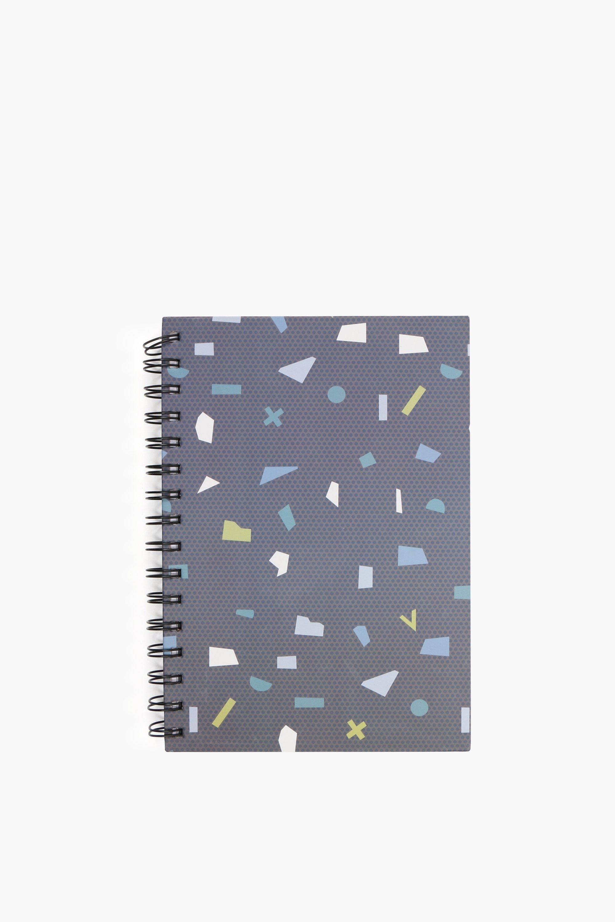 Mark Shapes Spiral Notebook A5