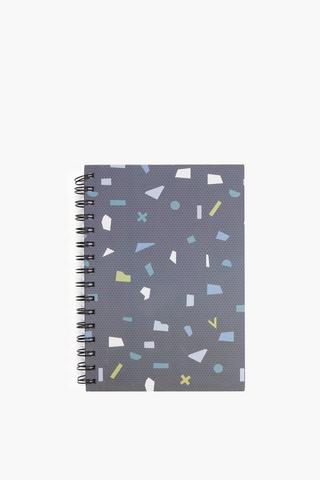 Mark Shapes Spiral Notebook A5