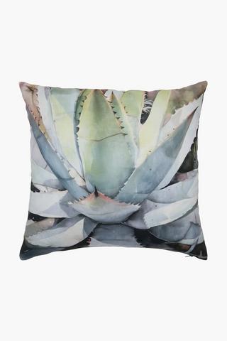 Printed Aloe Photographic Scatter Cushion, 50x50cm