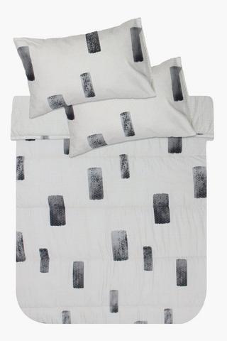 8 Piece Printed Brush Strokes Comforter Baleset