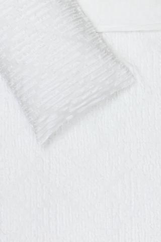 Premium Cotton Clipped Jacquard Geometric Duvet Cover Set