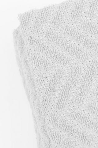 3 Piece Jacquard Chevron Cotton Towel Set