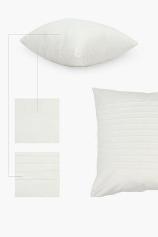 Velvet Pleated Square Scatter Cushion, 60x60cm