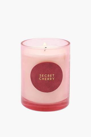 Secret Cherry Glass Candle, 8x13cm