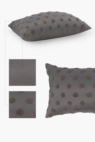 Tufted Pomo Pom Scatter Cushion, 30x50cm