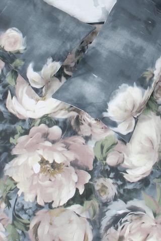 Polycotton Moszna Floral Reversible Duvet Cover Set