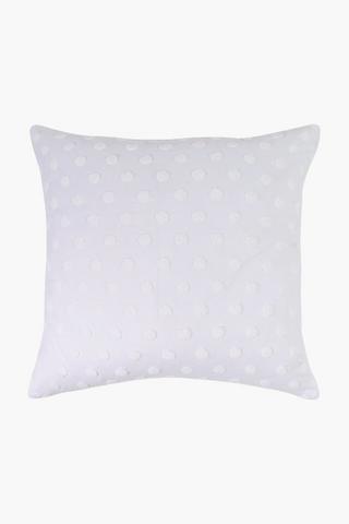 Tufted Pom Pom Scatter Cushion, 60x60cm