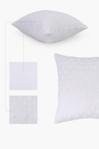 Tufted Pom Pom Scatter Cushion, 60x60cm