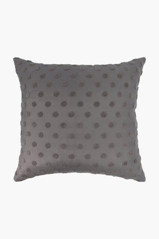 Tufted Pom Pom Scatter Cushion, 60x60cm