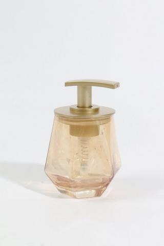 Amber Glass Soap Dispenser