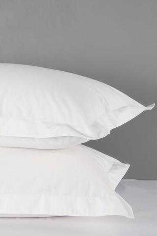 Hospitality Cotton Rich King Oxford Percale Pillowcase