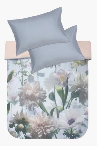 Soft Touch Photographic Chambord Floral Duvet Cover Set