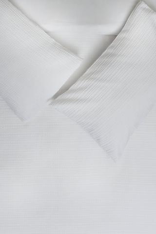 Polycotton Woven Jacquard Waffle Duvet Cover Set