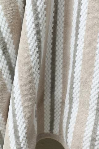 Cotton Dobby Textured Stripe Bath Sheet