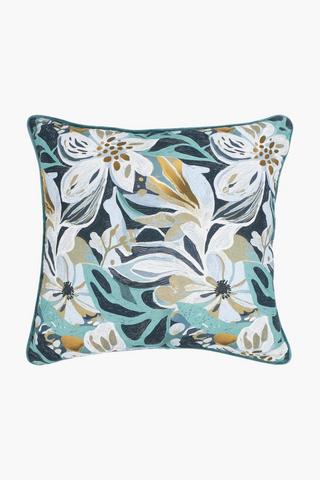 Premium Printed Rafferty U And G Feather Scatter Cushion, 60x60cm