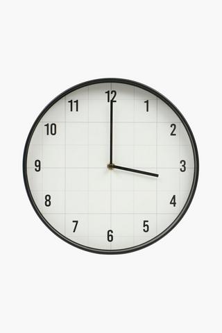 Check Clock, 30cm