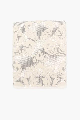 Premium Cotton Jacquard Damask Hand Towel, 50x90cm