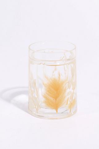 Pressed Flower Bath Tumbler