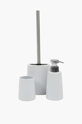 Ceramic Ribbed Soap Dispenser