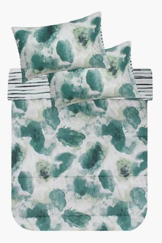 Soft Touch Abstract Reversible Comforter Set