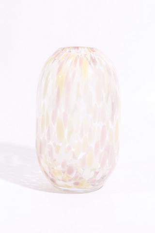 Helen Speckle Glass Vase, 18x30cm