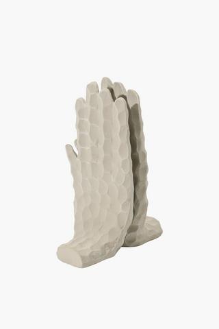 Greeting Hand Bookends, 10x19cm