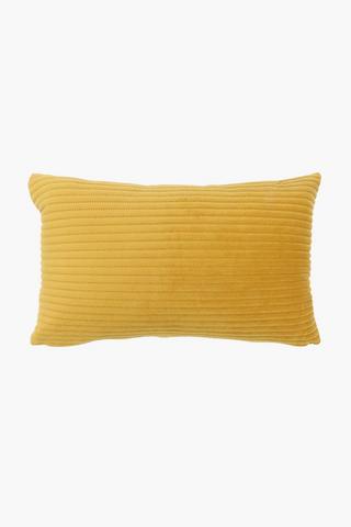 Velvet Usonic Stripe Scatter Cushion, 30x50cm