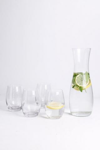 5 Piece Glass Carafe Set