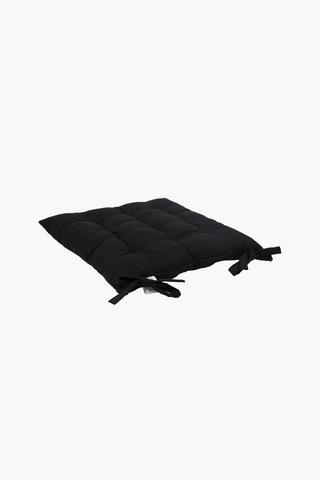 Plain Cotton Chair Pad, 40x40cm