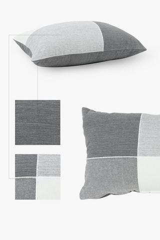 Polycotton Slub Chambray Scatter Cushion, 30x50cm