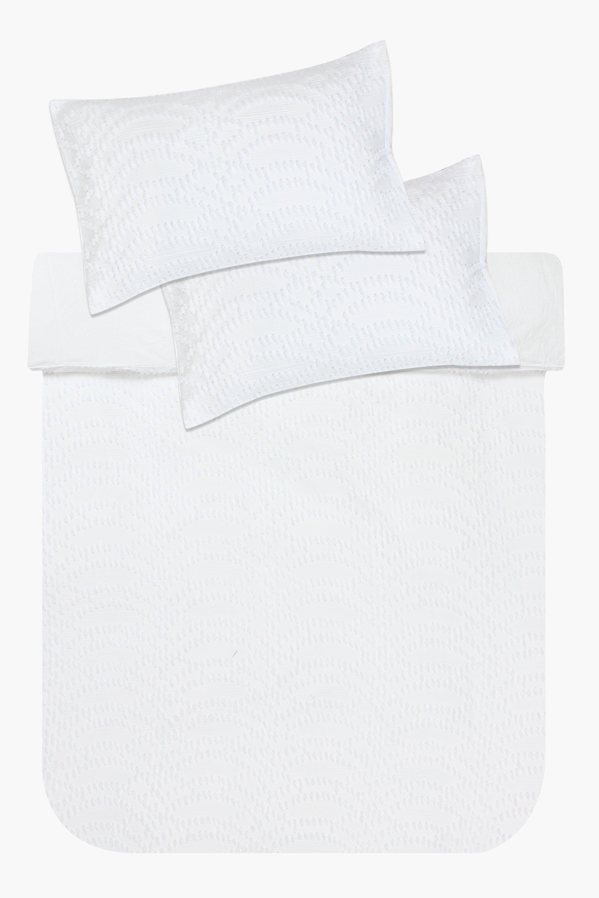 Premium Cotton Tufted Circle Duvet Cover Set