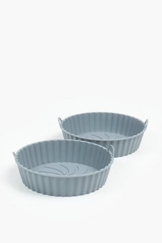 2 Airfryer Silicone Basket Set