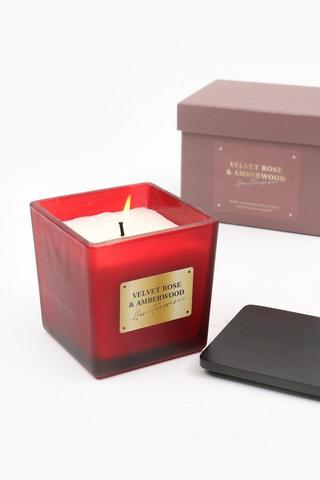 Luxe Amber Glass Candle, 13x10cm