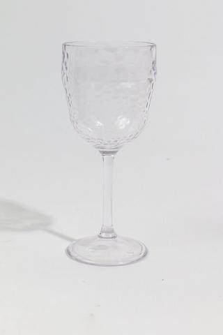 Stipple Acrylic Wine Glass