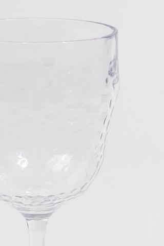 Stipple Acrylic Wine Glass