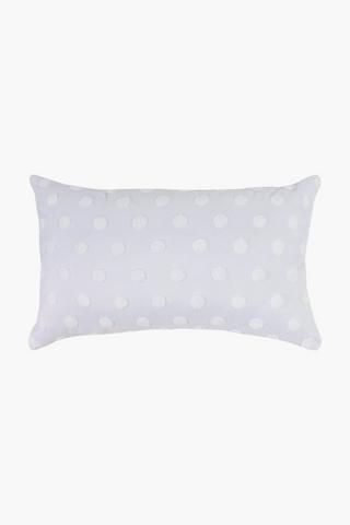 Tufted Pom Pom Scatter Cushion, 30x50cm