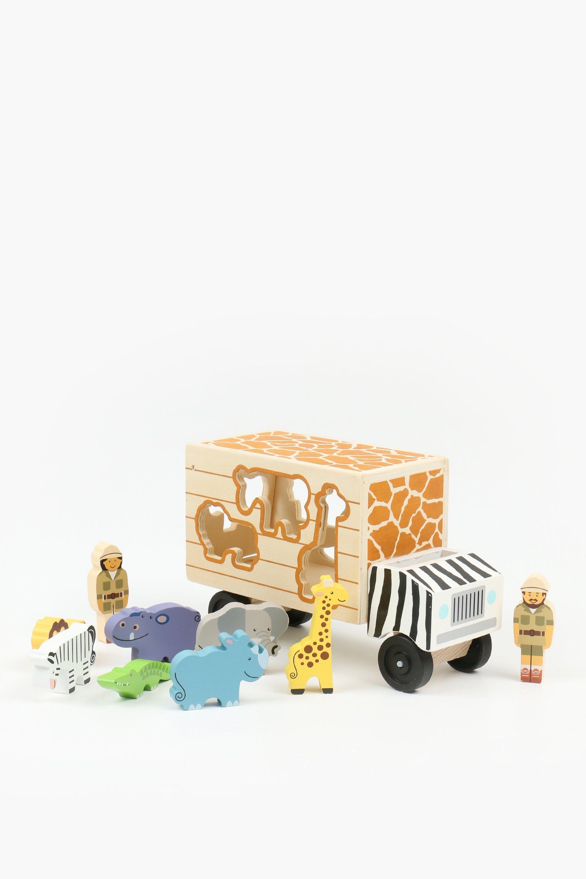 Melissa and doug animal rescue shape sorting truck online