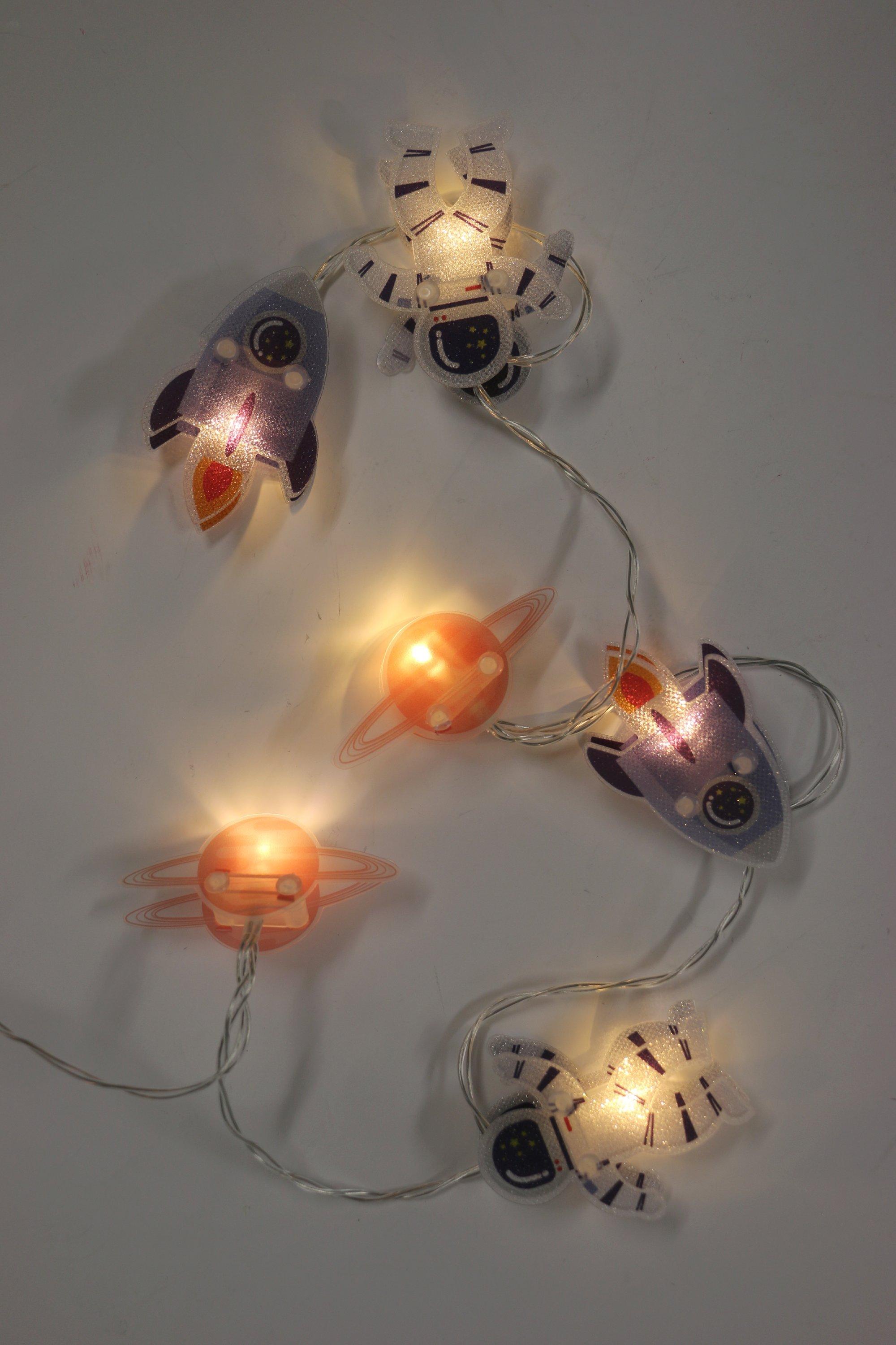 Space Rocket String Lights, 1.65cm