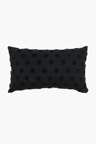 Tufted Pom Pom Scatter Cushion, 30x50cm