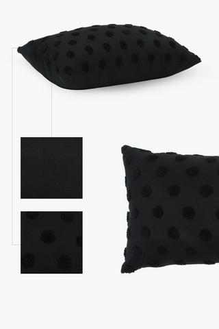 Tufted Pom Pom Scatter Cushion, 30x50cm