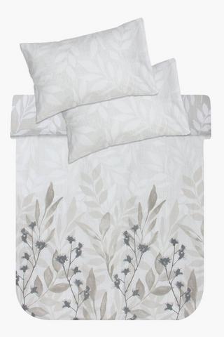 Polycotton Dustan Botanic Reversible Duvet Cover Set