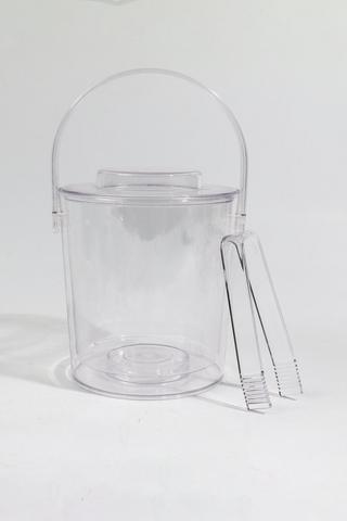 Acrylic Ice Bucket With Tongs