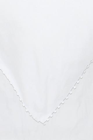 Premium Cotton 2 Pack Pom Pom Standard Pillowcase