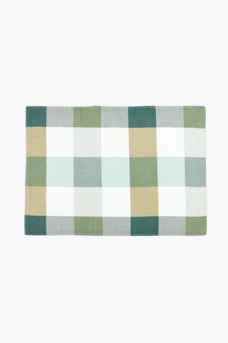 Check Cotton Placemat