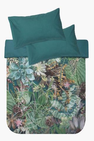 Polycotton Placement Print Vianden Botanic Duvet Cover Set