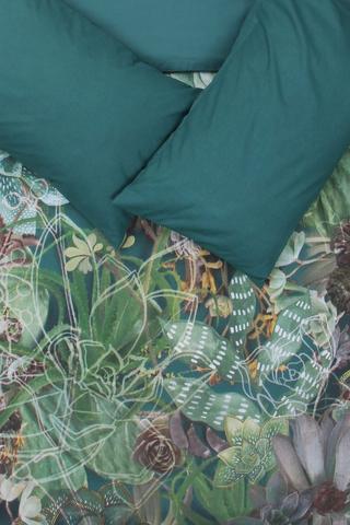 Polycotton Placement Print Vianden Botanic Duvet Cover Set