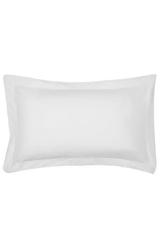 Hospitality Cotton Rich Percale Standard Oxford Pillowcase