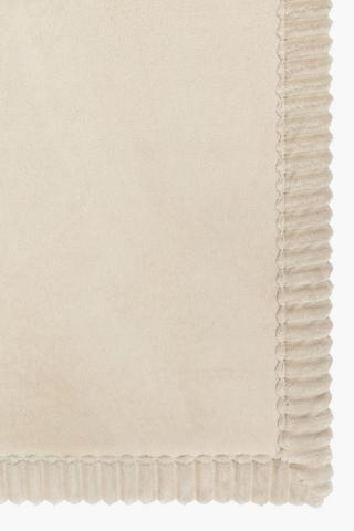 Memory Foam Ribbed Border Bath Mat Large, 50x80cm